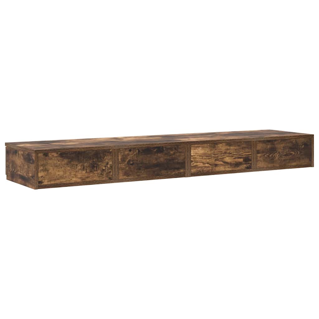 Ladice za krevet s ladicama Dimljeni hrast 150 x 36,5 x 16,5 cm