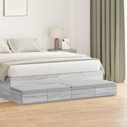 Ladice za krevet s ladicama Siva Sonoma 150 x 36,5 x 16,5 cm