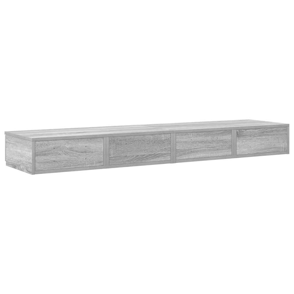 Ladice za krevet s ladicama Siva Sonoma 150 x 36,5 x 16,5 cm
