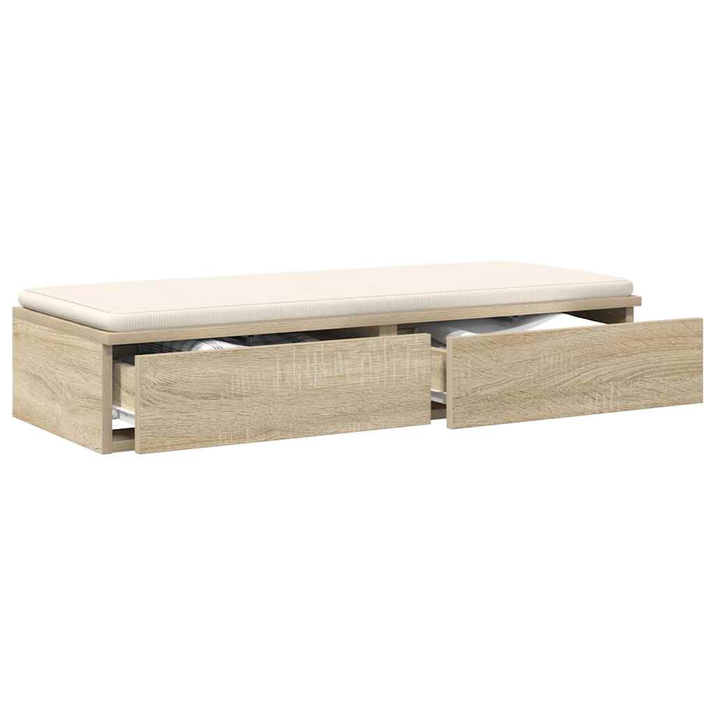 Ladice za krevet s ladicama Sonoma hrast 75 x 36,5 x 16,5 cm