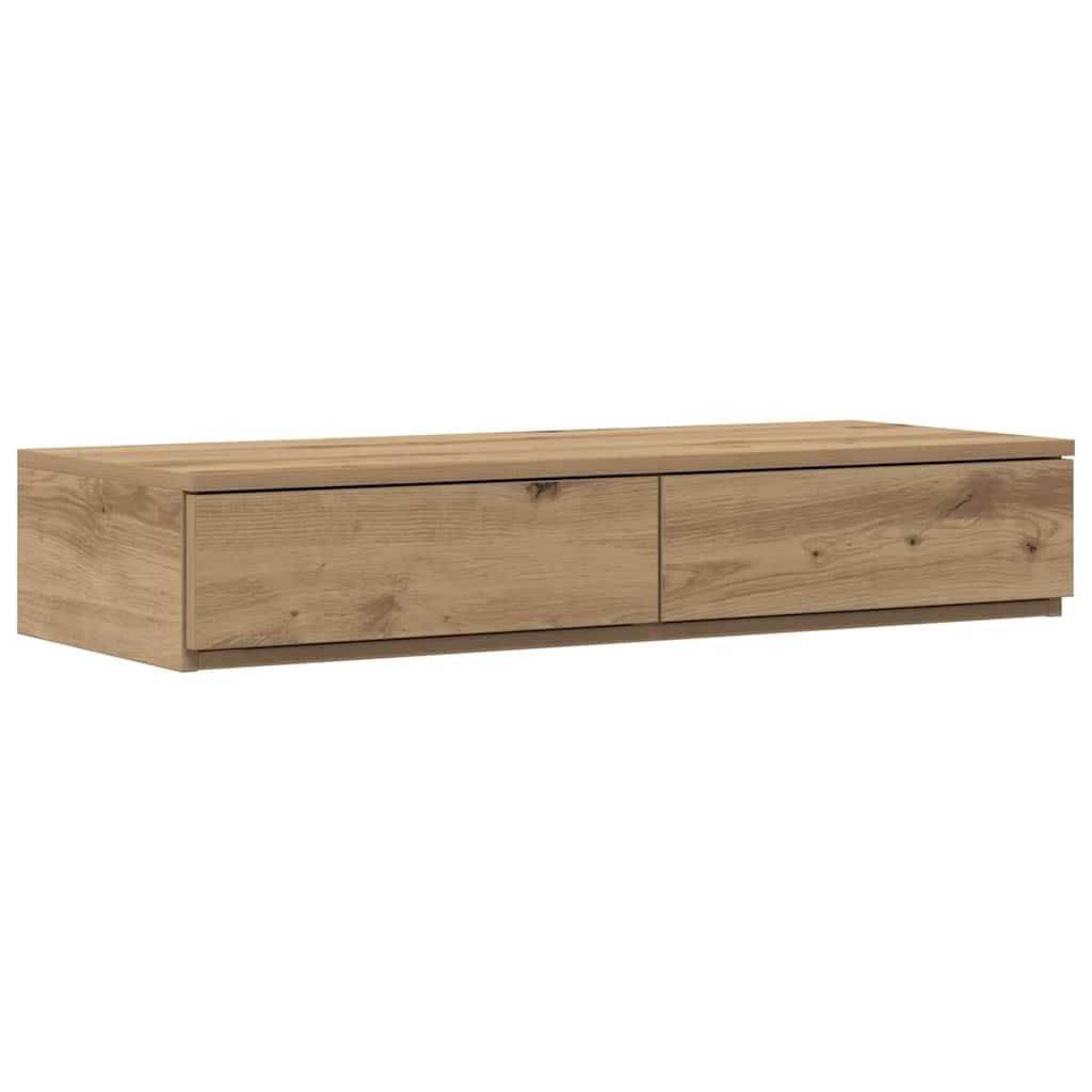 Ladice za krevet Umjetnički hrast 75 x 36,5 x 16,5 cm