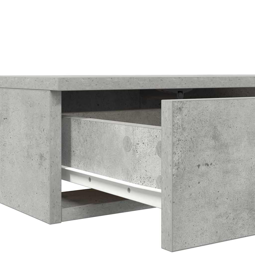 Ladice za krevet s ladicama Betonski sivi 160 x 36,5 x 16,5 cm