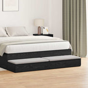 Ladice za krevet s ladicama Crni hrast 135 x 36,5 x 16,5 cm
