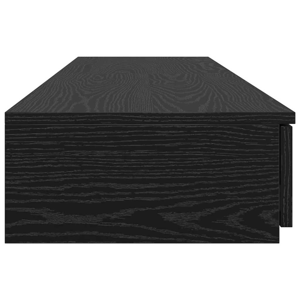 Ladice za krevet s ladicama Crni hrast 135 x 36,5 x 16,5 cm