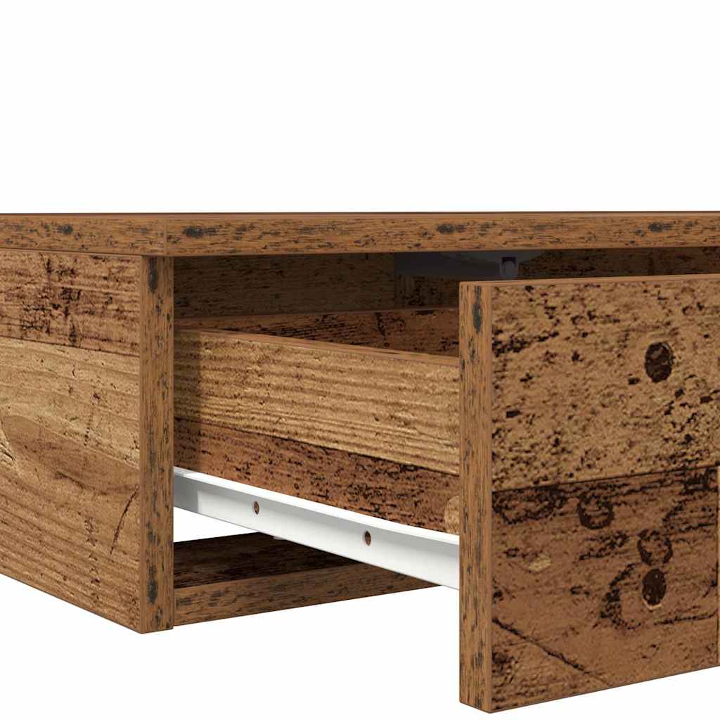Ladice za krevet s ladicama Staro drvo 135 x 36,5 x 16,5 cm