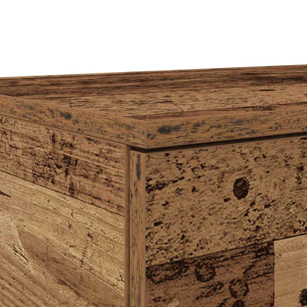 Ladice za krevet s ladicama Staro drvo 135 x 36,5 x 16,5 cm