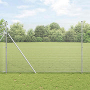 Zavarena žičana ograda 5000 x 150 cm Srebrno