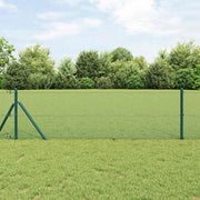 Zavarena žičana ograda 2500 x 40 cm Zelena