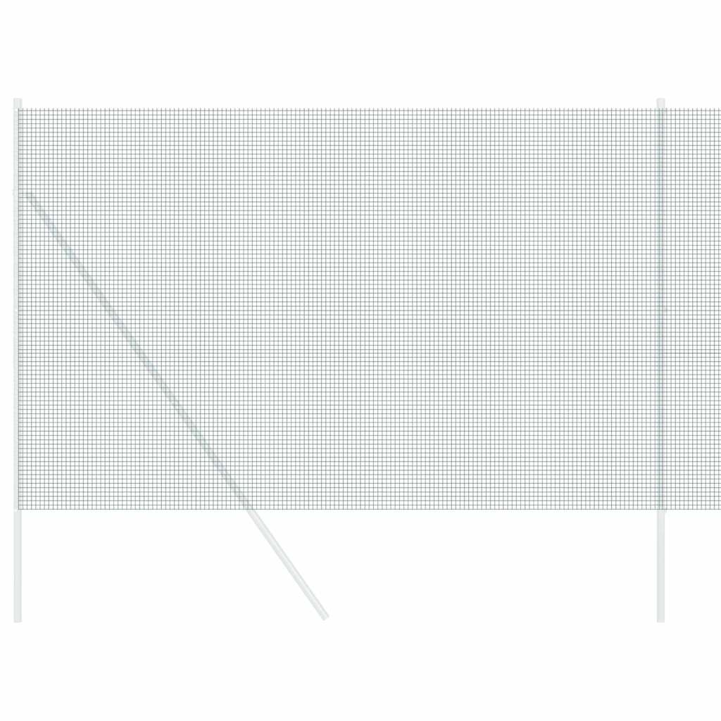 Zavarena žičana ograda 2500 x 160 cm Zelena