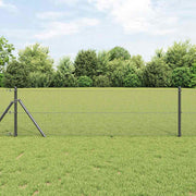 Zavarena žičana ograda 1000 x 40 cm Siva