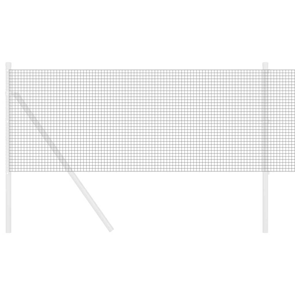Zavarena žičana ograda 1000 x 40 cm Siva