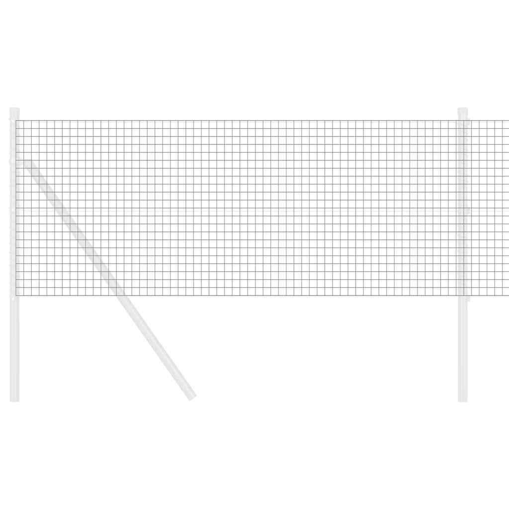 Zavarena žičana ograda 2500 x 60 cm Siva