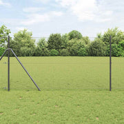 Zavarena žičana ograda 2500 x 120 cm Siva