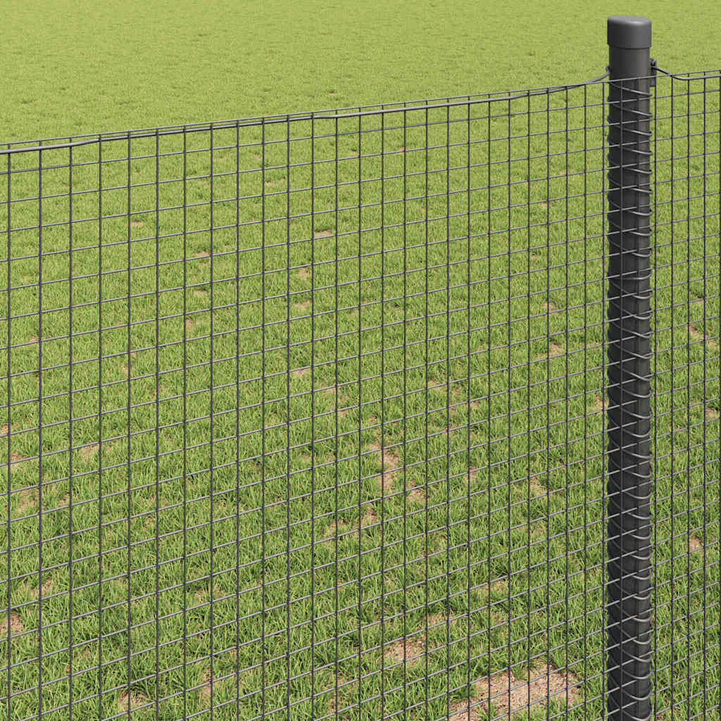 Zavarena žičana ograda 2500 x 140 cm Siva