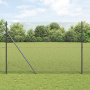 Zavarena žičana ograda 2500 x 160 cm Siva