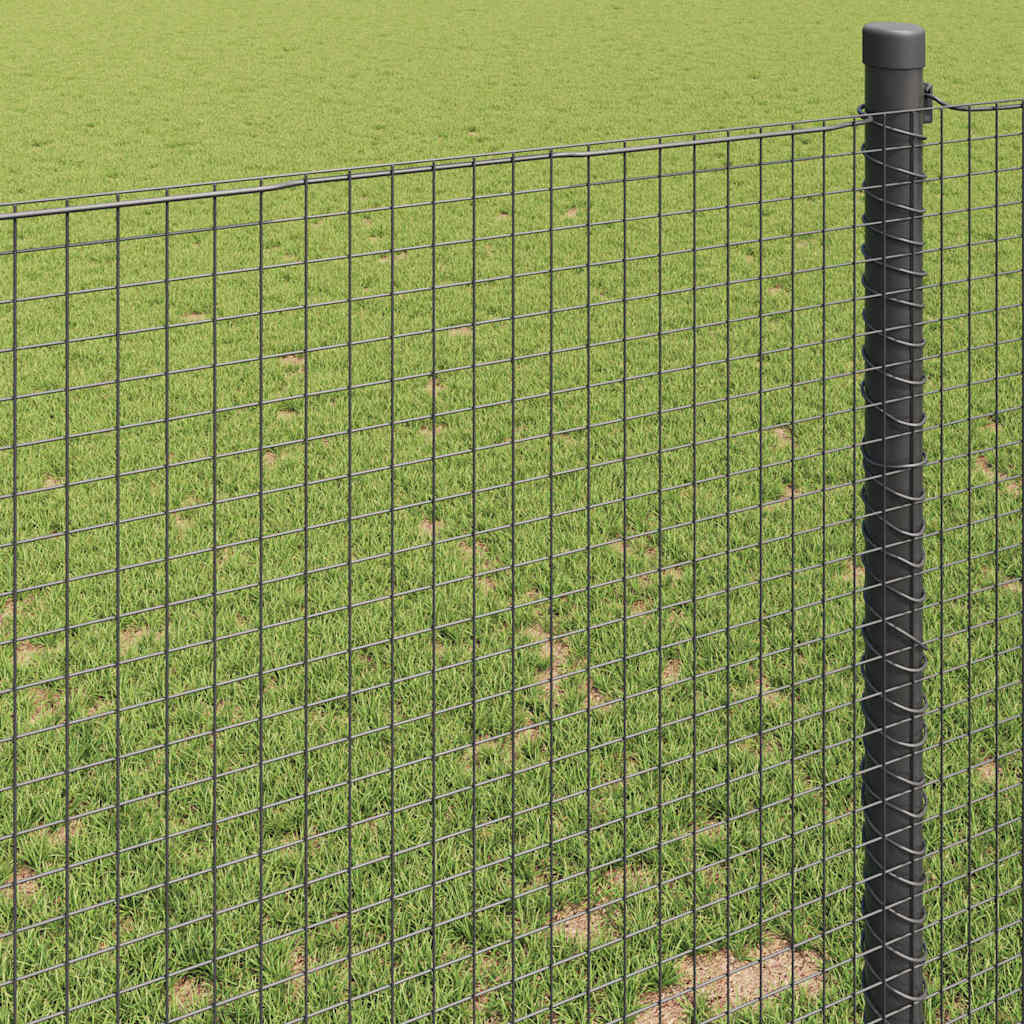 Zavarena žičana ograda 5000 x 100 cm Siva