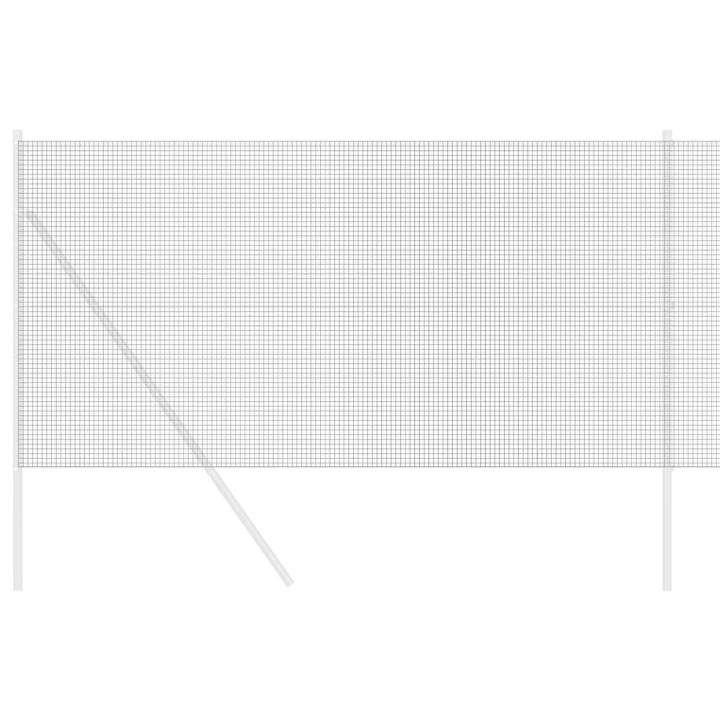 Zavarena žičana ograda 5000 x 140 cm Siva