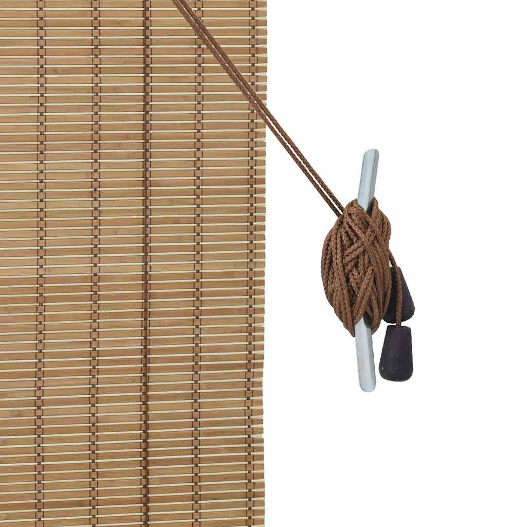 Rolo zavjesa sa zavjesama Priroda 90 x 220 cm bambus
