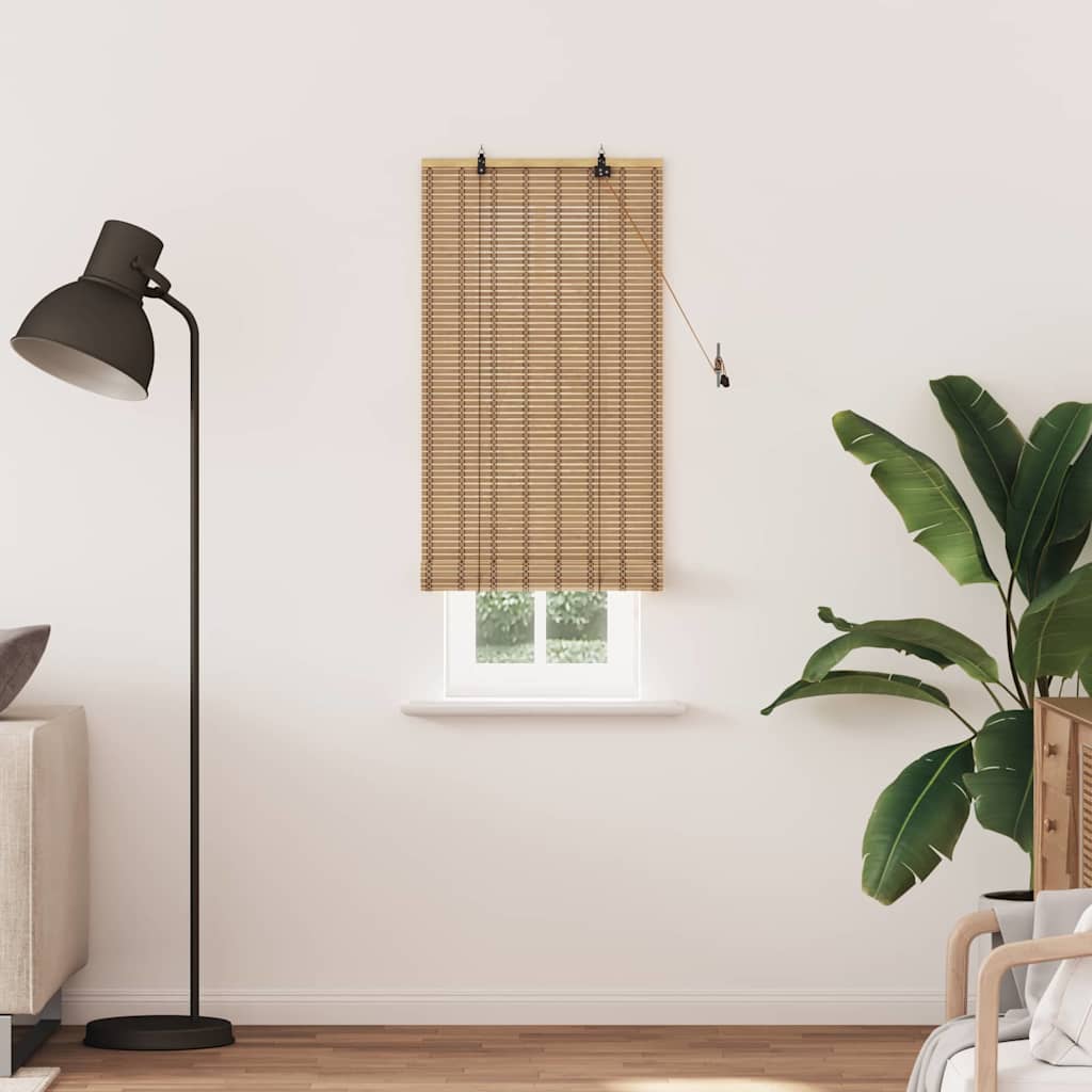 Rolo zavjesa sa zavjesama Priroda 90 x 220 cm bambus