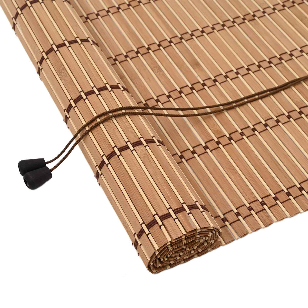 Rolo zavjesa sa zavjesama Priroda 90 x 220 cm bambus