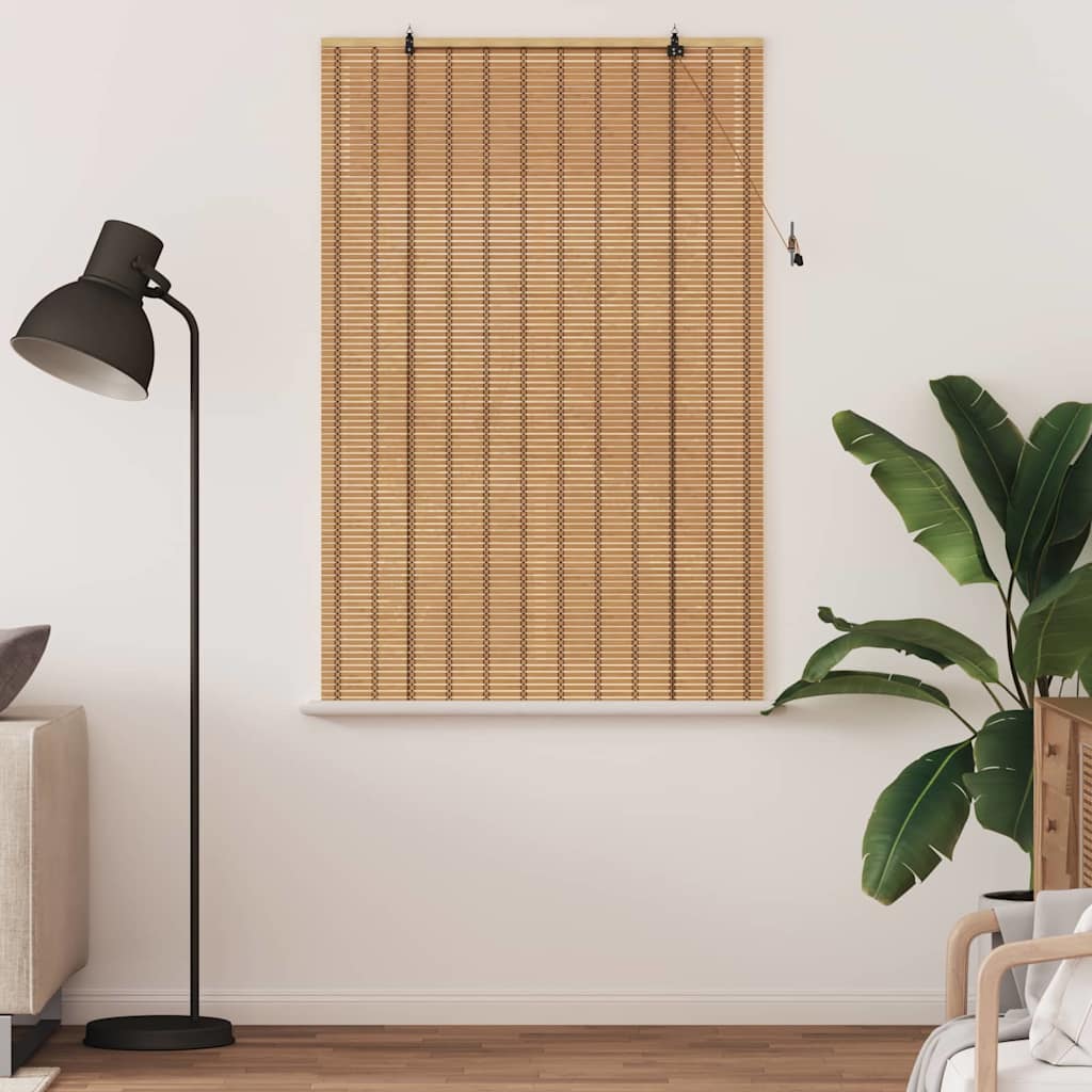 Rolo zavjesa sa zavjesama Priroda 120 x 160 cm bambus
