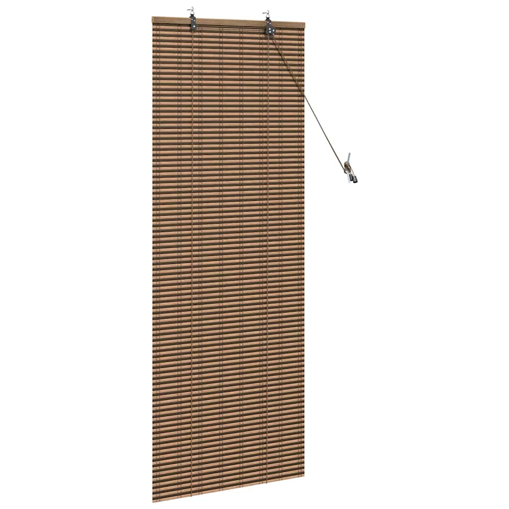 Rolo zavjesa sa zavjesama Smeđa 60 x 160 cm bambus