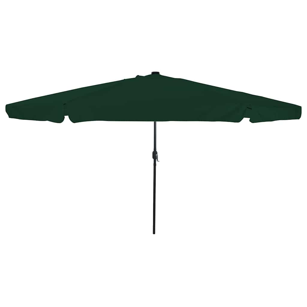 Vrtni suncobran Zelena 395 x 395 x 245 cm Poliester