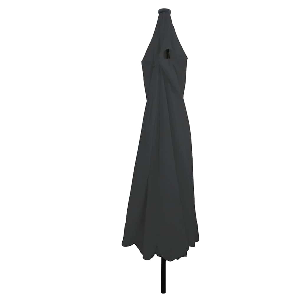Vrtni suncobran Antracit 395 x 395 x 245 cm Poliester