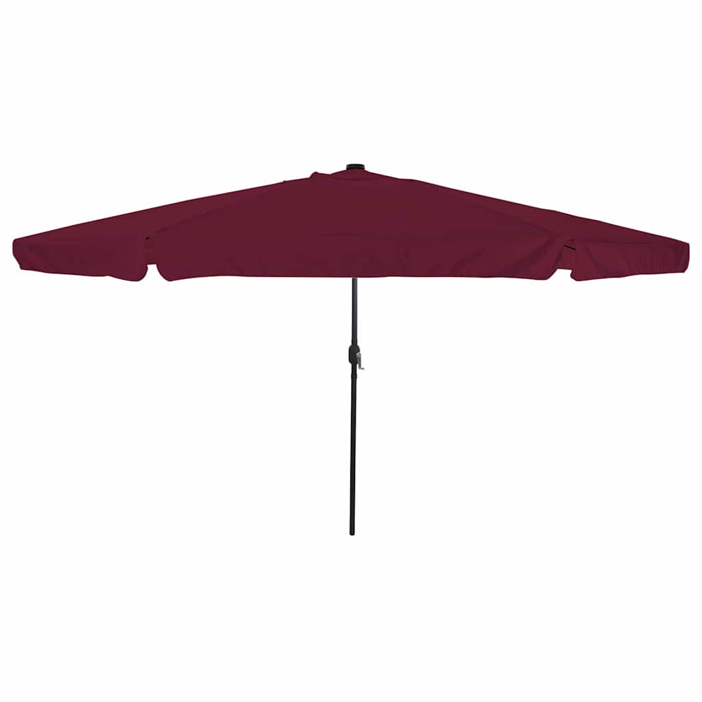 Vrtni suncobran Bordeaux Crvena 395 x 395 x 245 cm Poliester