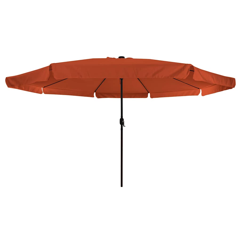 Vrtni suncobran Terakota 395 x 395 x 245 cm Poliester