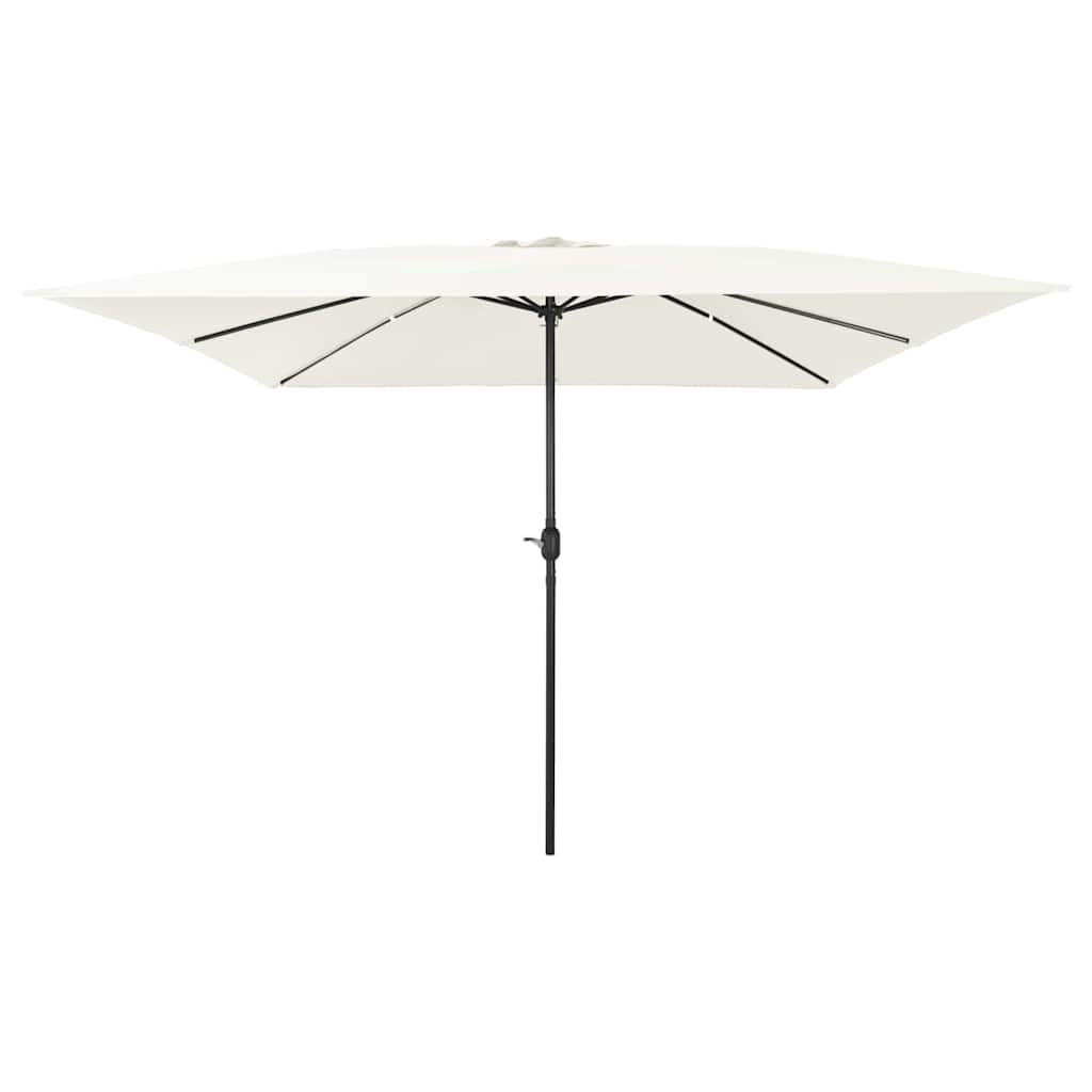 Vrtni suncobran Pijesak 295 x 295 x 245 cm Poliester i čelik