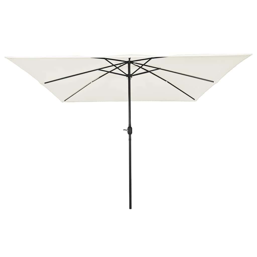 Vrtni suncobran Pijesak 295 x 295 x 245 cm Poliester i čelik