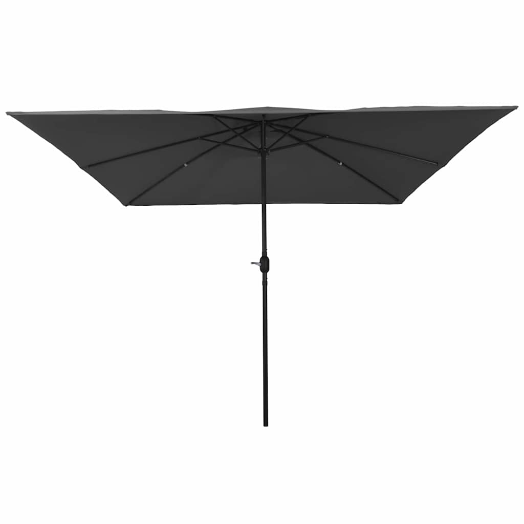 Vrtni suncobran Antracit 295 x 295 x 245 cm Poliester i čelik