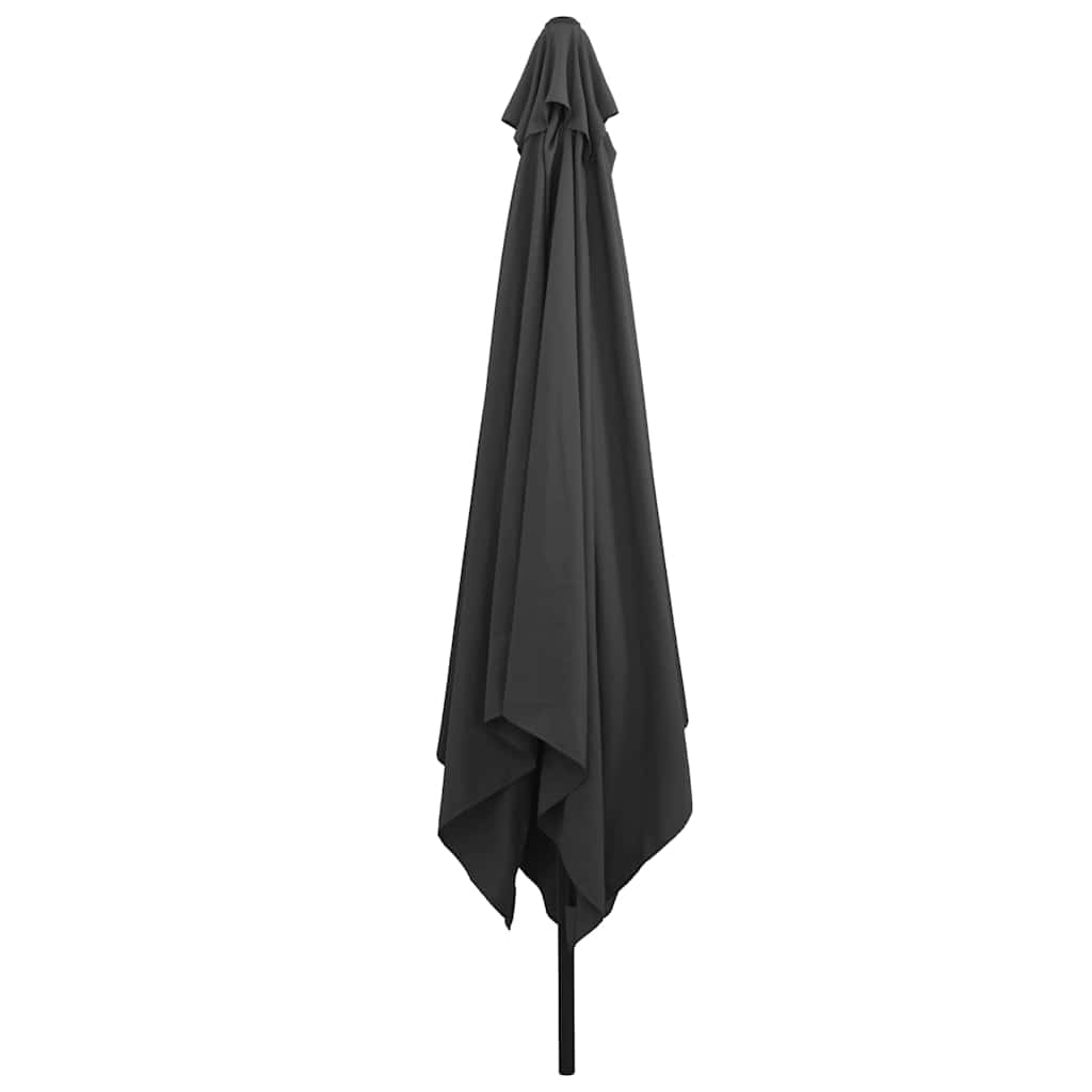 Vrtni suncobran Antracit 295 x 295 x 245 cm Poliester i čelik