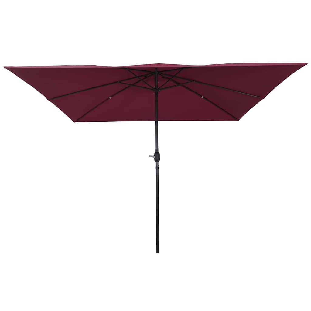 Vrtni suncobran Bordeaux Crvena 295 x 295 x 245 cm