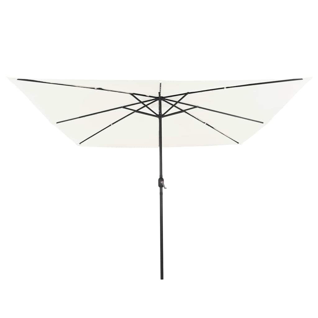 Vrtni suncobran Pijesak 295 x 295 x 245 cm Poliester i čelik