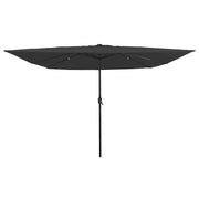 Vrtni suncobran Antracit 295 x 295 x 245 cm Poliester i čelik
