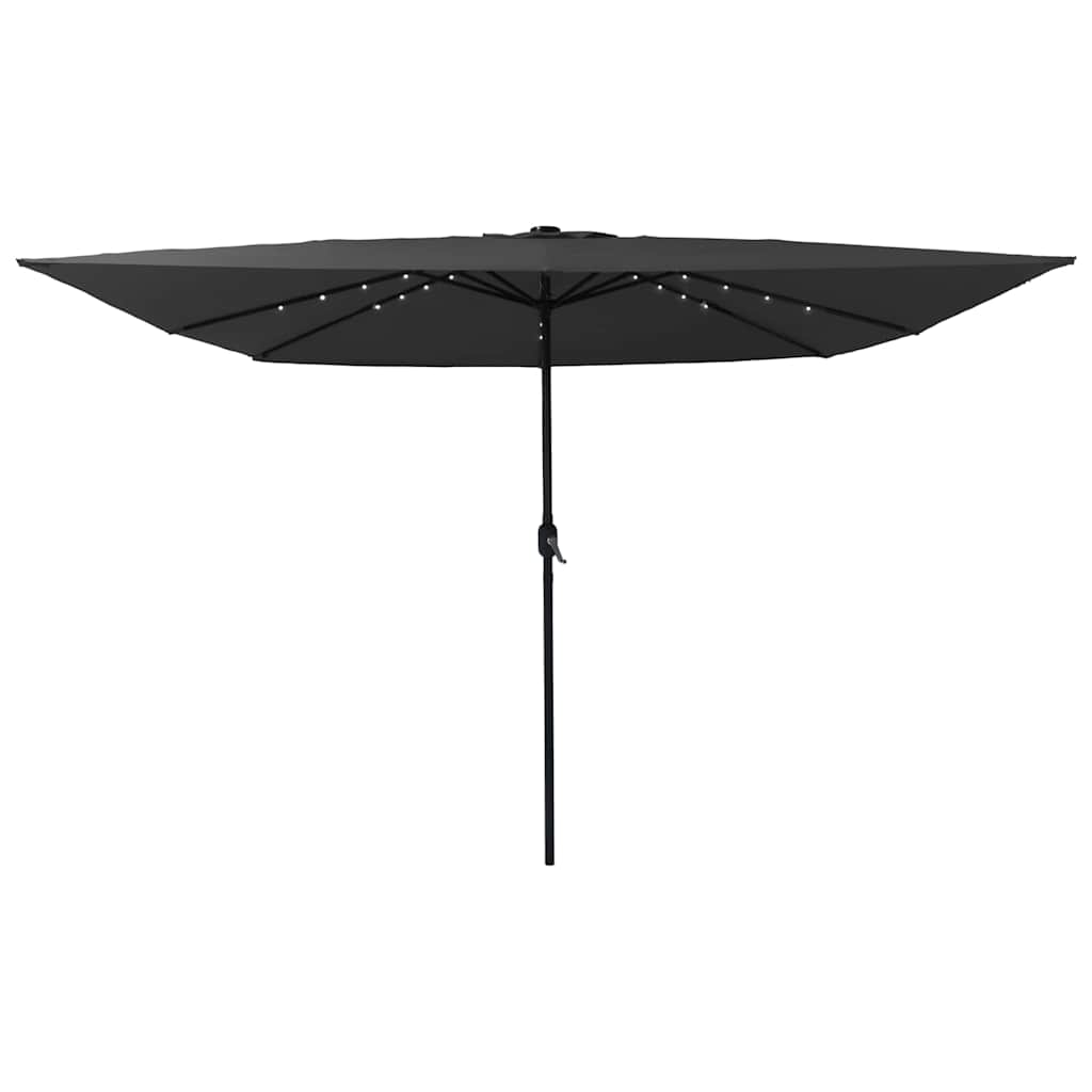 Vrtni suncobran Antracit 295 x 295 x 245 cm Poliester i čelik