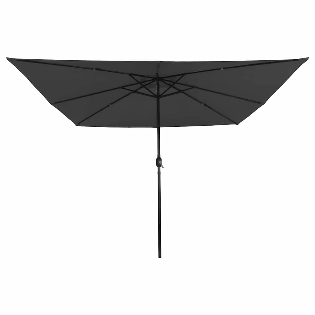 Vrtni suncobran Antracit 295 x 295 x 245 cm Poliester i čelik