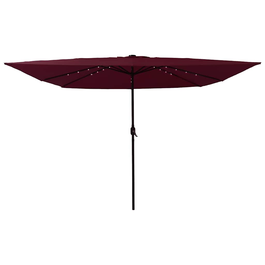 Vrtni suncobran Bordeaux Crvena 295 x 295 x 245 cm