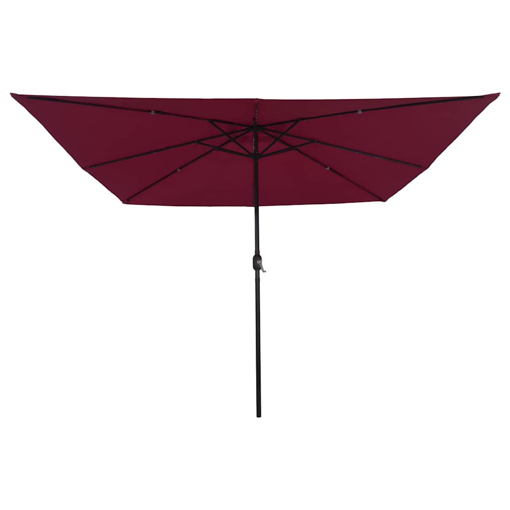 Vrtni suncobran Bordeaux Crvena 295 x 295 x 245 cm