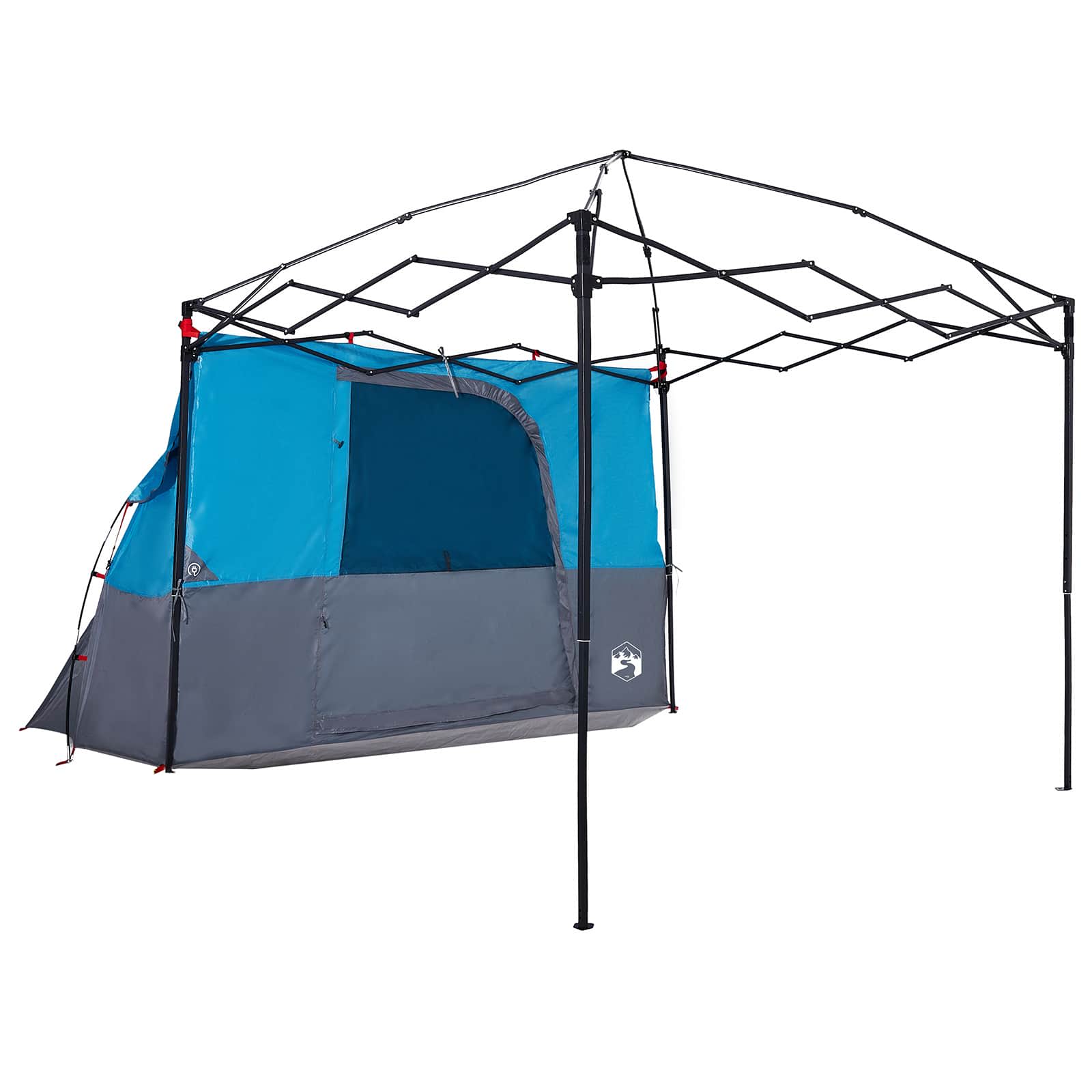 Set Kamp Šatora s krovom s pohranom 2 pcs Plava Tafta i Tkanina