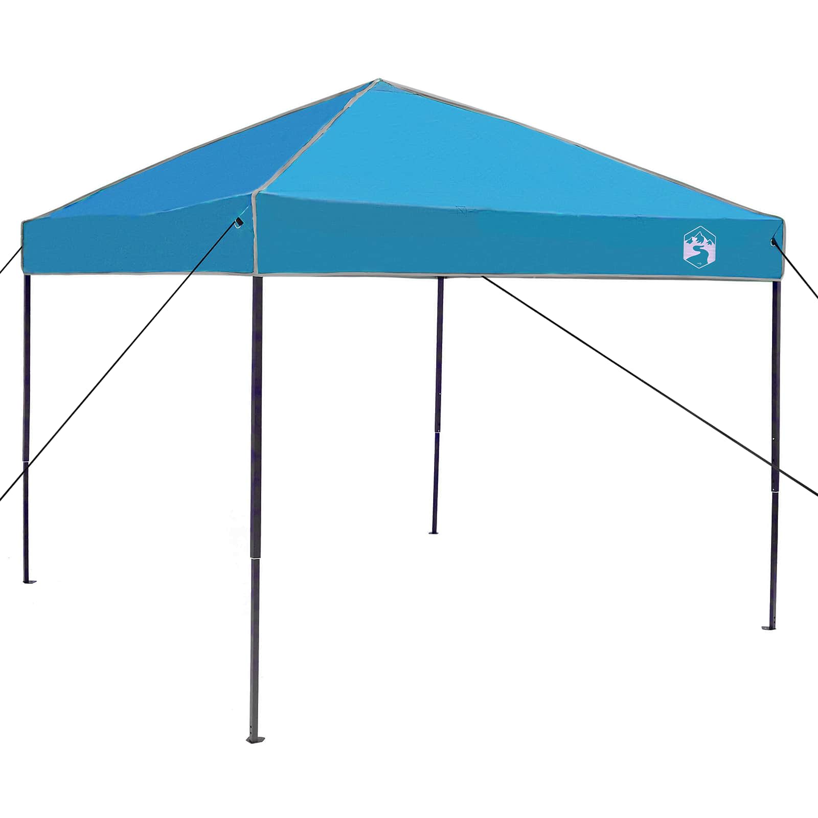 Set Kamp Šatora s krovom s pohranom 2 pcs Plava Tafta i Tkanina