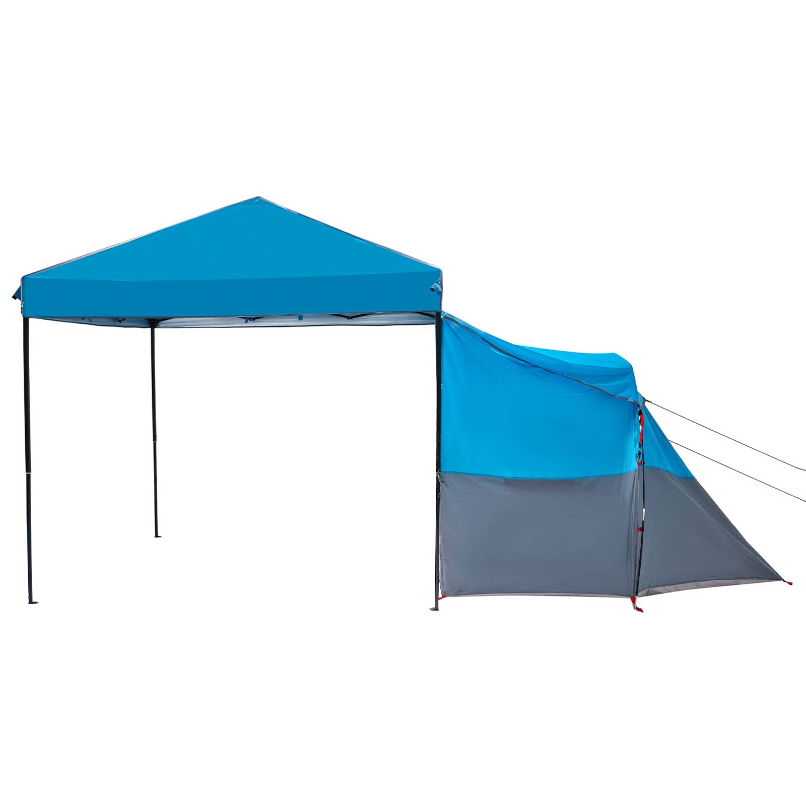 Set Kamp Šatora s krovom s pohranom 2 pcs Plava Tafta i Tkanina
