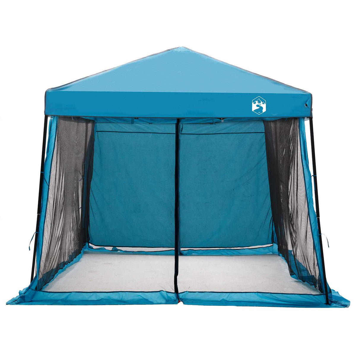 Set Kamp Šatora s krovom s pohranom 2 pcs Plava Tafta i Tkanina