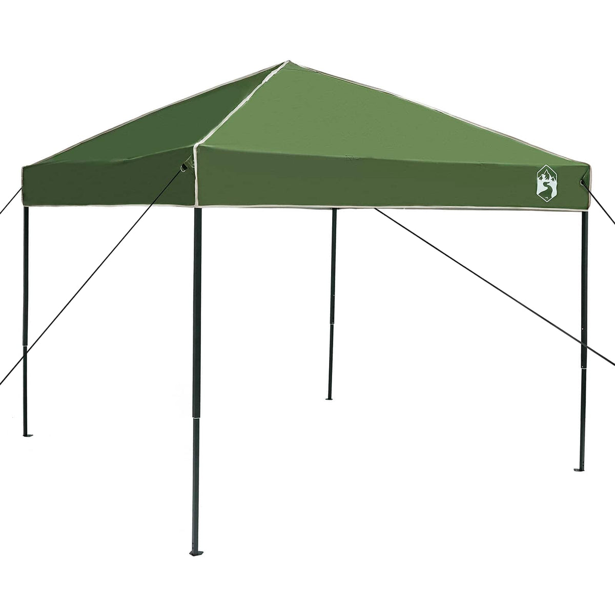 Set Kamp Šatora s krovom 2 pcs Zelena Tafta i Tkanina