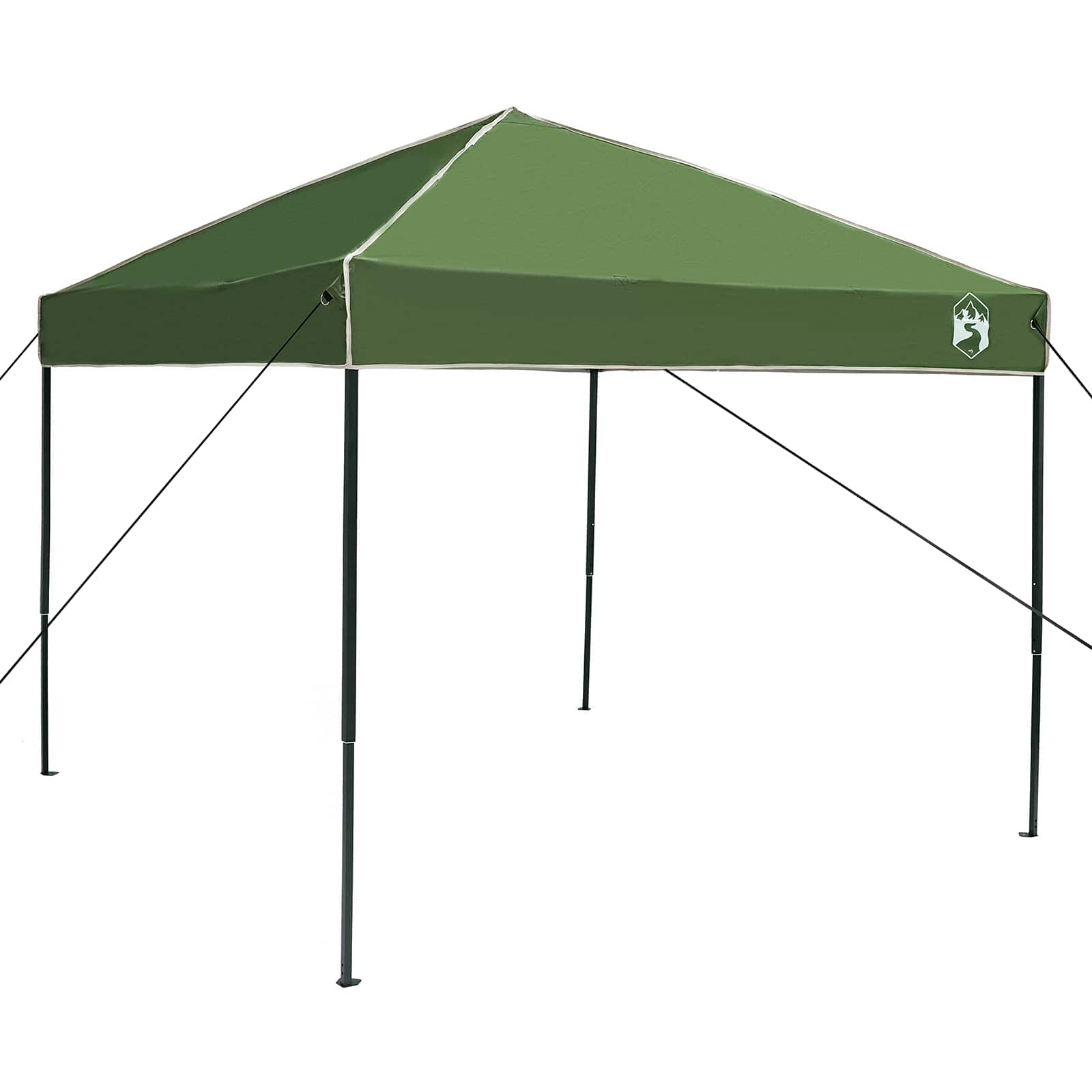Set Kamp Šatora s krovom 2 pcs Zelena Tafta i Tkanina