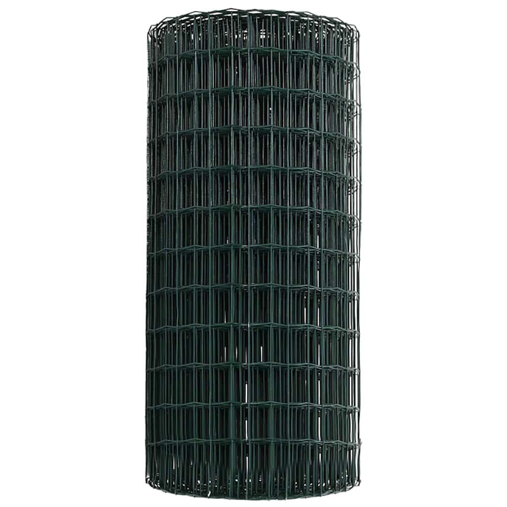 Euro ograda Zelena 0,6 x 10 m Željezo prekriveno PVC-om