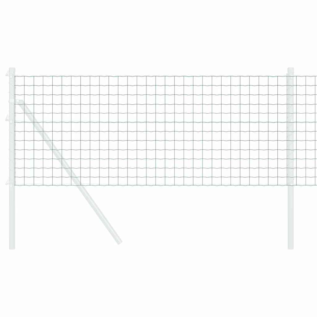 Euro ograda Zelena 0,6 x 10 m Željezo prekriveno PVC-om