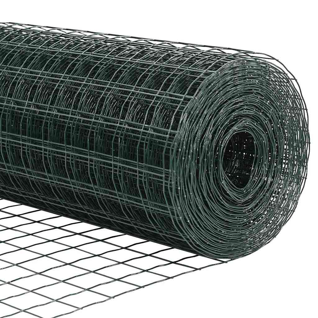 Euro ograda Zelena 1,4 x 10 m Željezo prekriveno PVC-om